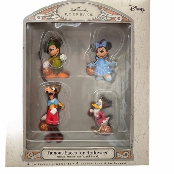 NIB Hallmark Keepsake Mini Ornaments Famous Faces
